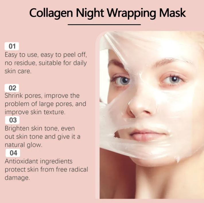 Cravix Radiance Reveal Collagen Peel-Off Overnight Mask