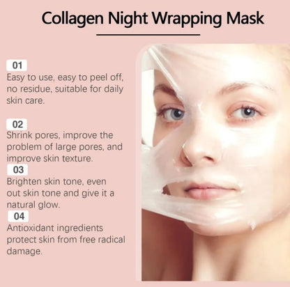 Cravix Radiance Reveal Collagen Peel-Off Overnight Mask