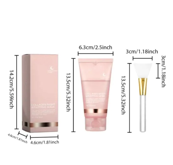 Cravix Radiance Reveal Collagen Peel-Off Overnight Mask