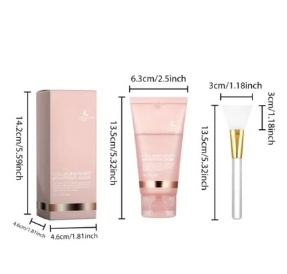 Cravix Radiance Reveal Collagen Peel-Off Overnight Mask